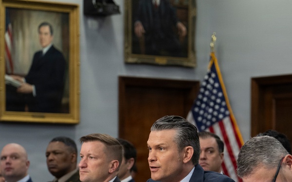 SW, CJCS Testify at DoW HAC-D Hearing