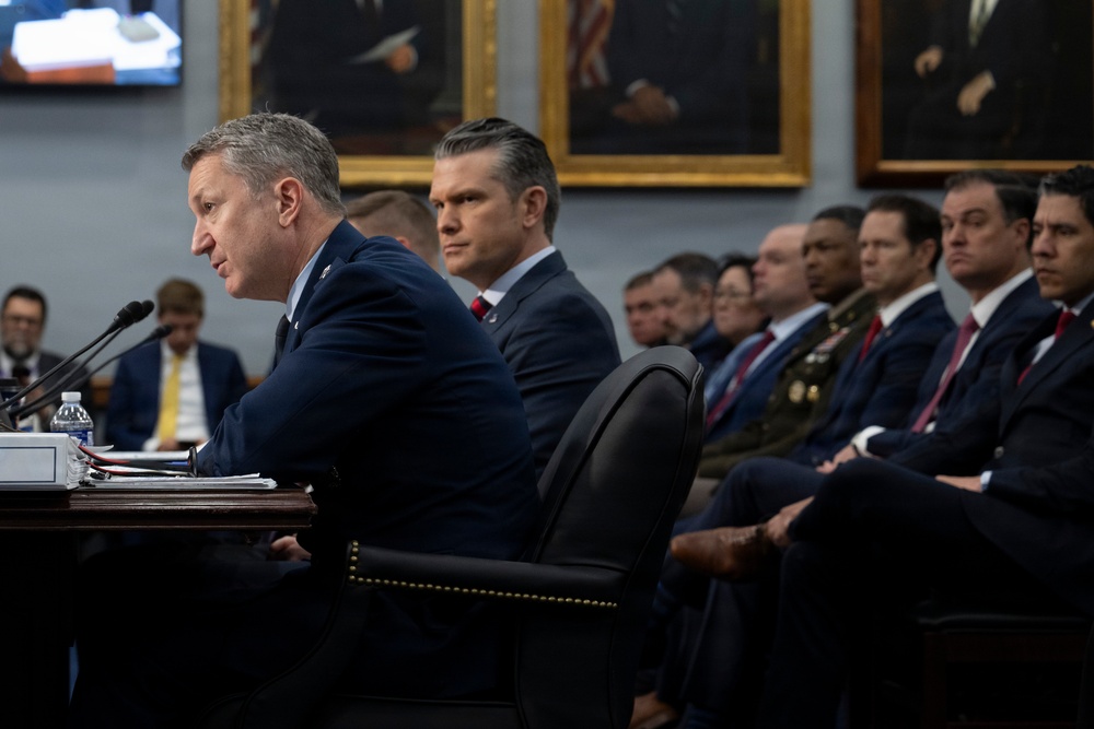 SW, CJCS Testify at DoW HAC-D Hearing