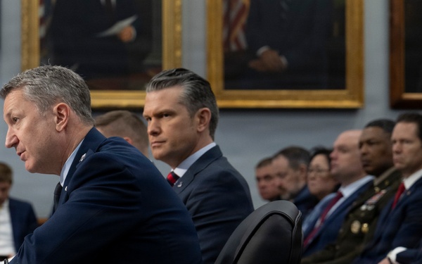 SW, CJCS Testify at DoW HAC-D Hearing