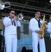 Navy Band Plays Baseball Village During Omaha Navy Week