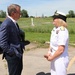 Sailors Speak with Nebraska Governor at Omaha Navy Week