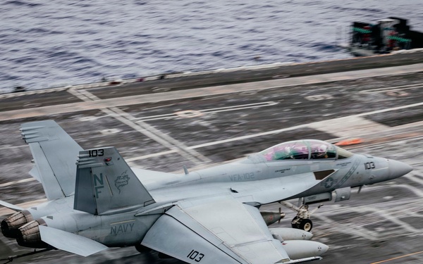 George Washington Conducts Flight Operations