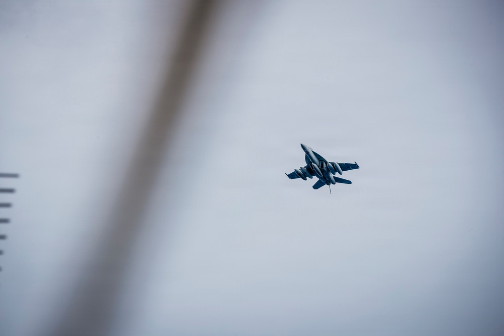 George Washington Conducts Flight Operations