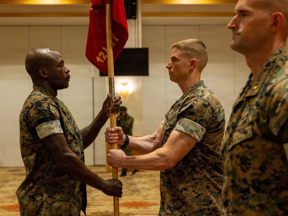 U.S. Marines with 12th LCT Participate in Change of Command Ceremony