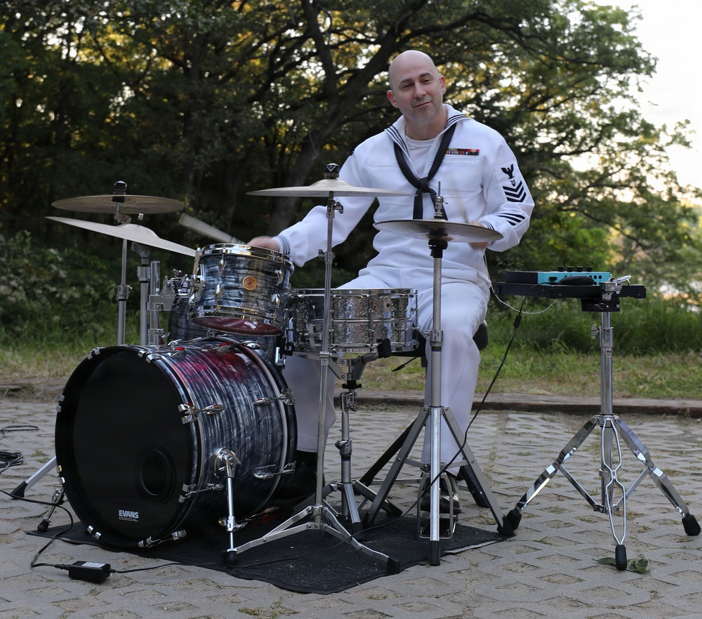Navy Band perform for Scouting America as part of Omaha Navy Week