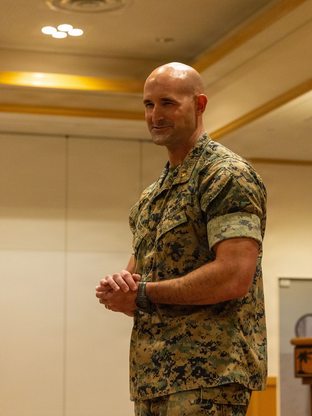 U.S. Marines with 12th LCT Participate in Change of Command Ceremony