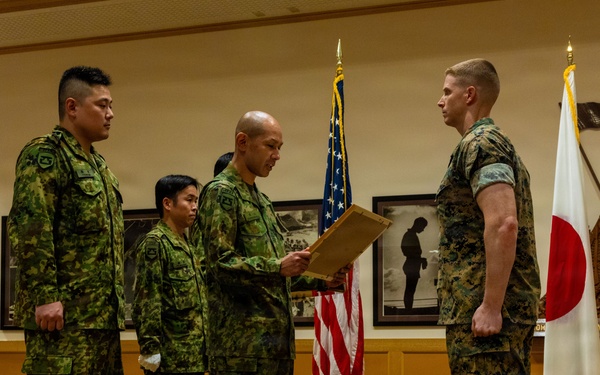 U.S. Marines with 12th LCT Participate in Change of Command Ceremony