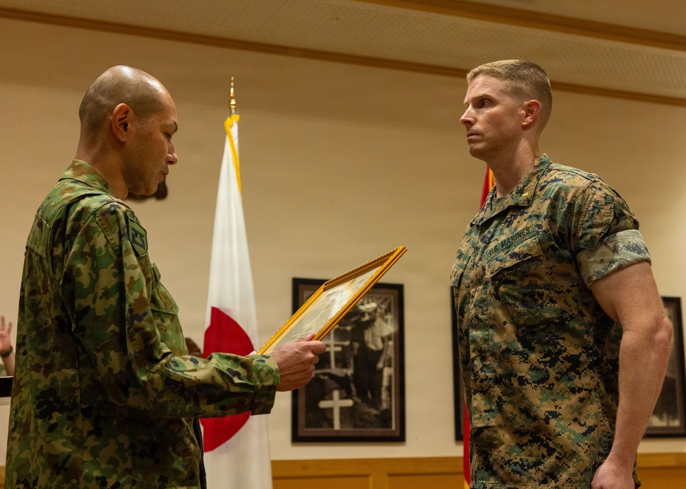 U.S. Marines with 12th LCT Participate in Change of Command Ceremony