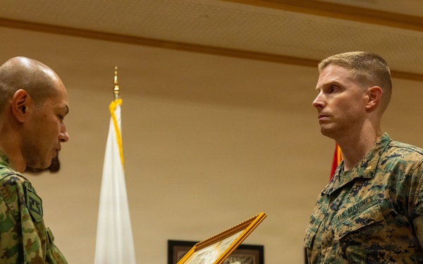 U.S. Marines with 12th LCT Participate in Change of Command Ceremony