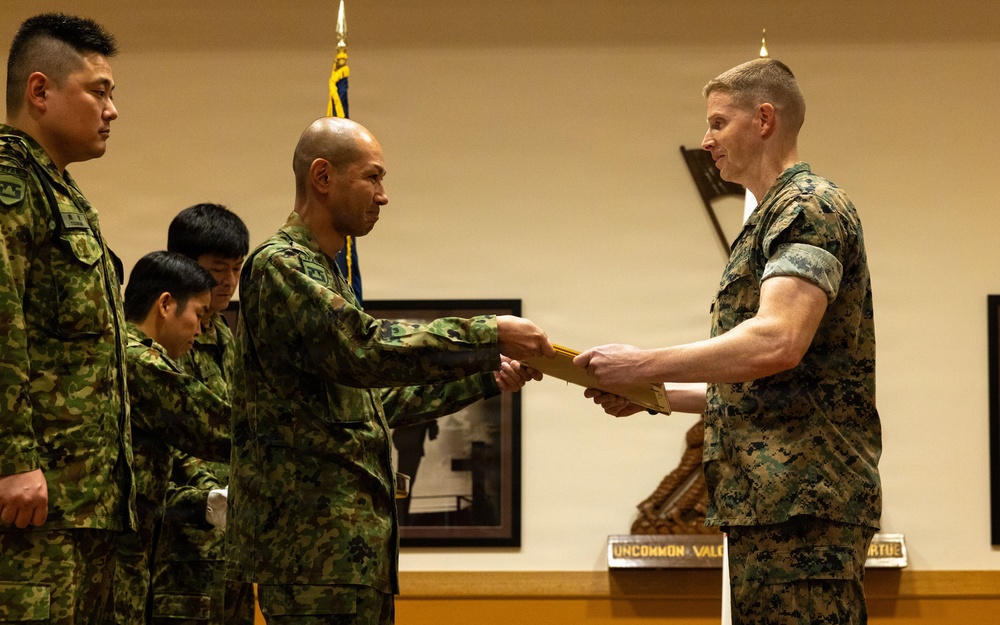 U.S. Marines with 12th LCT Participate in Change of Command Ceremony