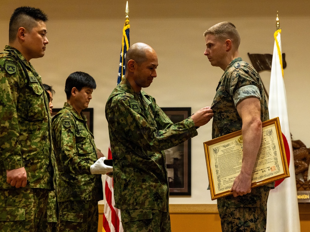 U.S. Marines with 12th LCT Participate in Change of Command Ceremony