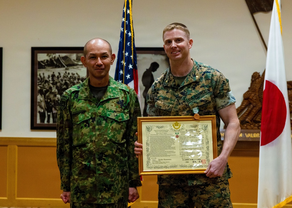 U.S. Marines with 12th LCT Participate in Change of Command Ceremony