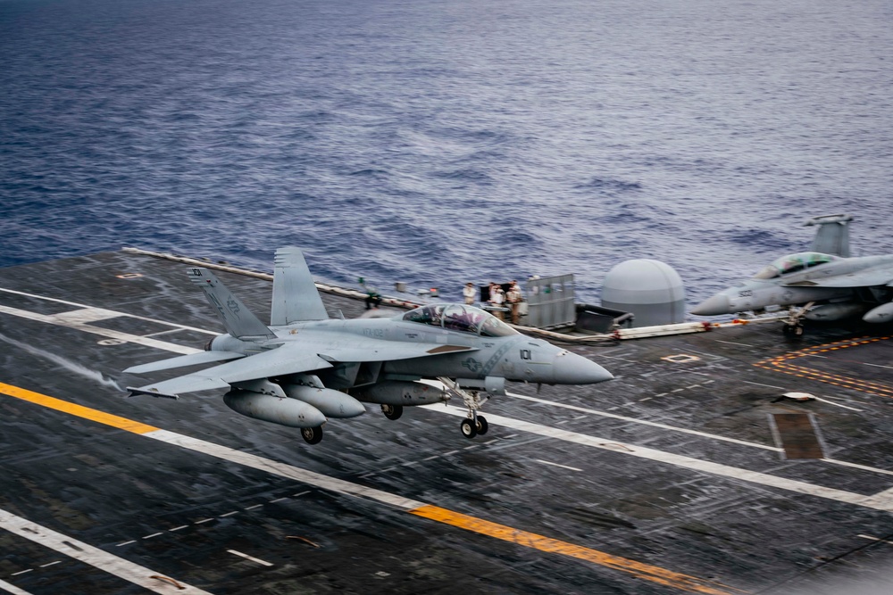 George Washington Conducts Flight Operations