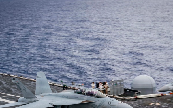 George Washington Conducts Flight Operations