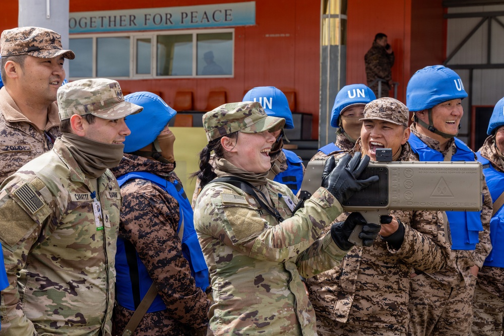 U.S. and Mongolian Soldiers Conduct Counter-UAS Training at Khaan Quest 2026