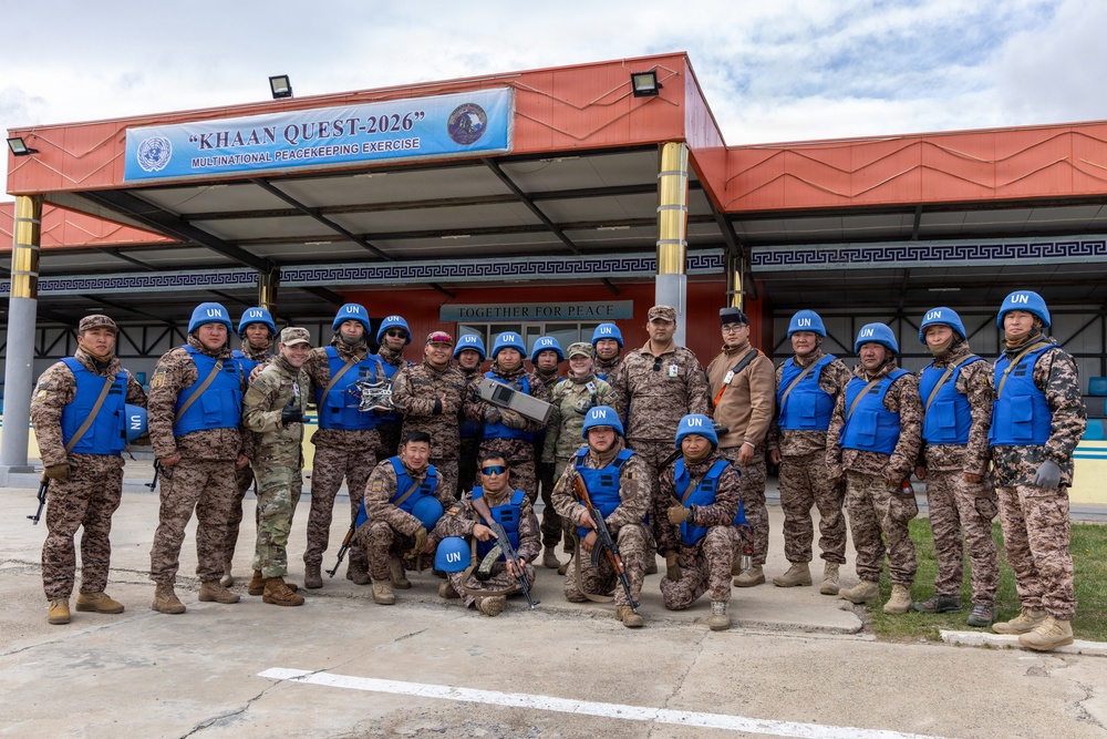 U.S. and Mongolian Soldiers Conduct Counter-UAS Training at Khaan Quest 2026