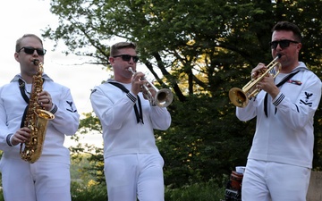 Navy Band perform for Scouting America as part of Omaha Navy Week