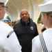 Omaha Mayor speaks with sailors