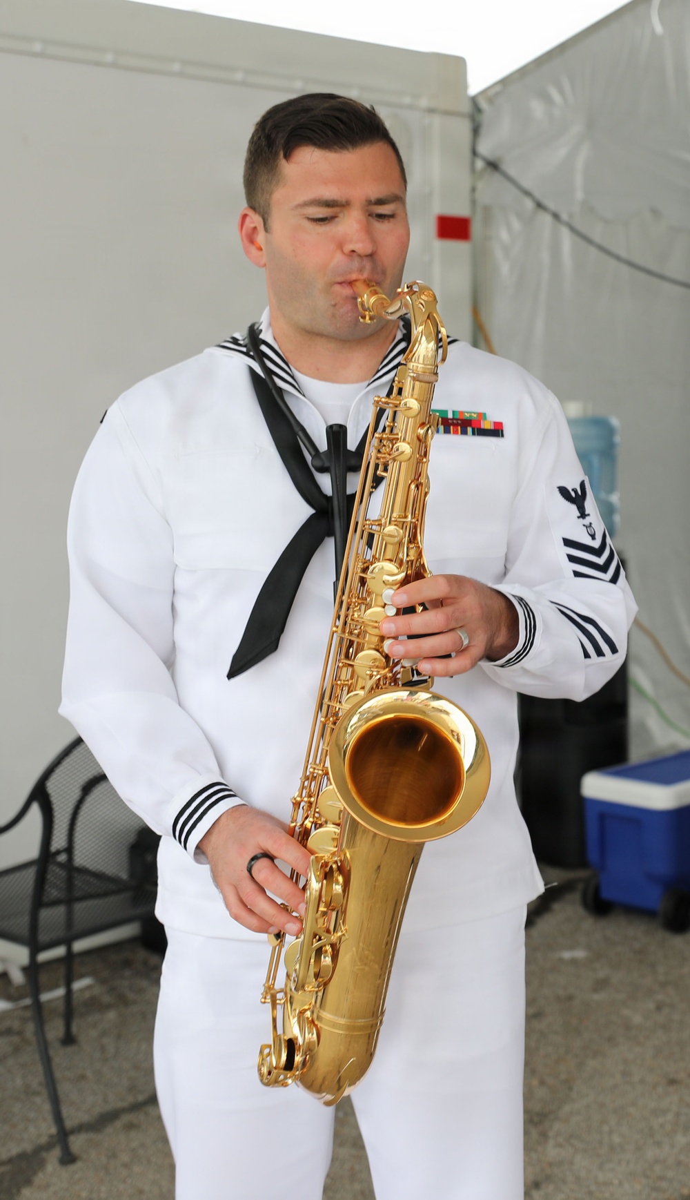 Navy Band  baseball Village performance