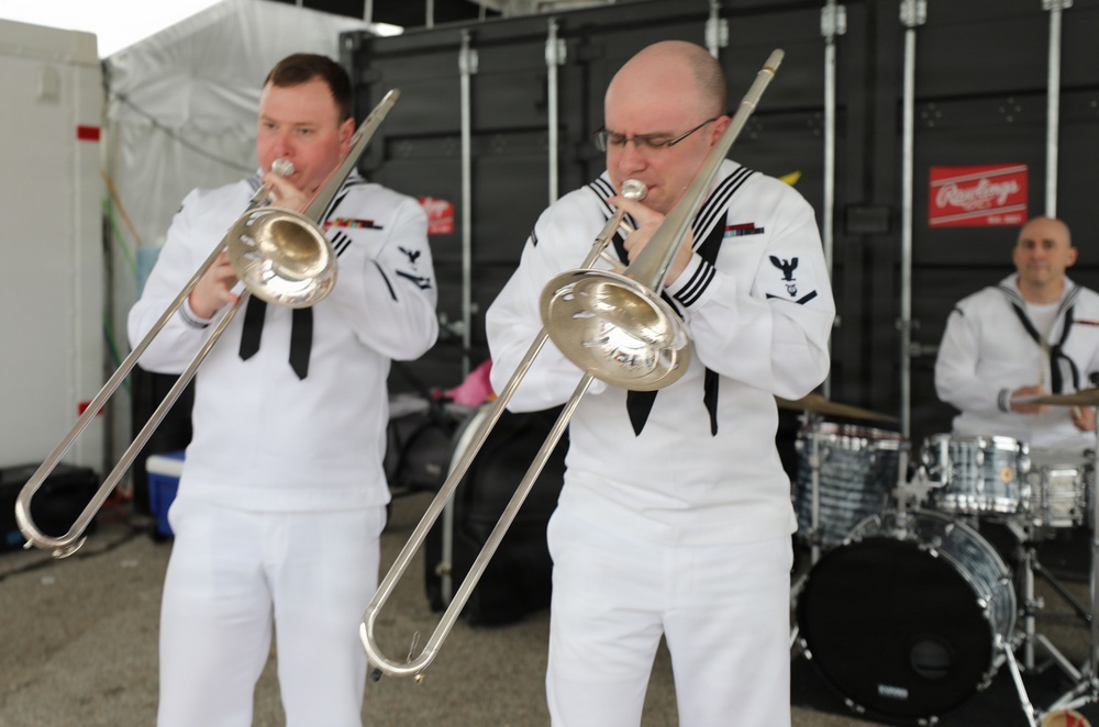 Navy Band  baseball Village performance
