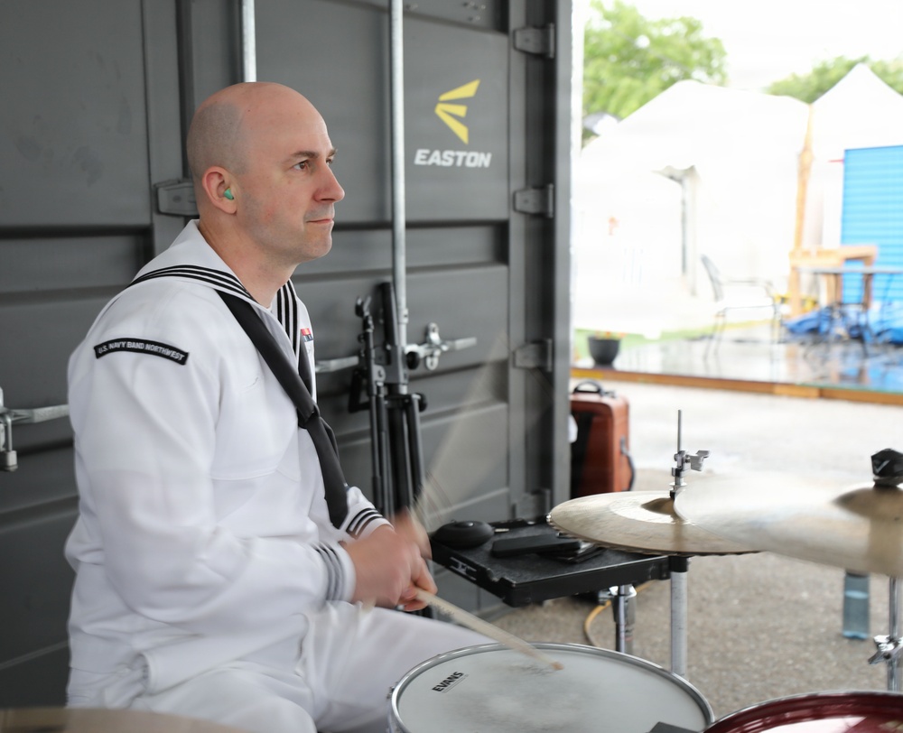 Navy Band  baseball Village performance