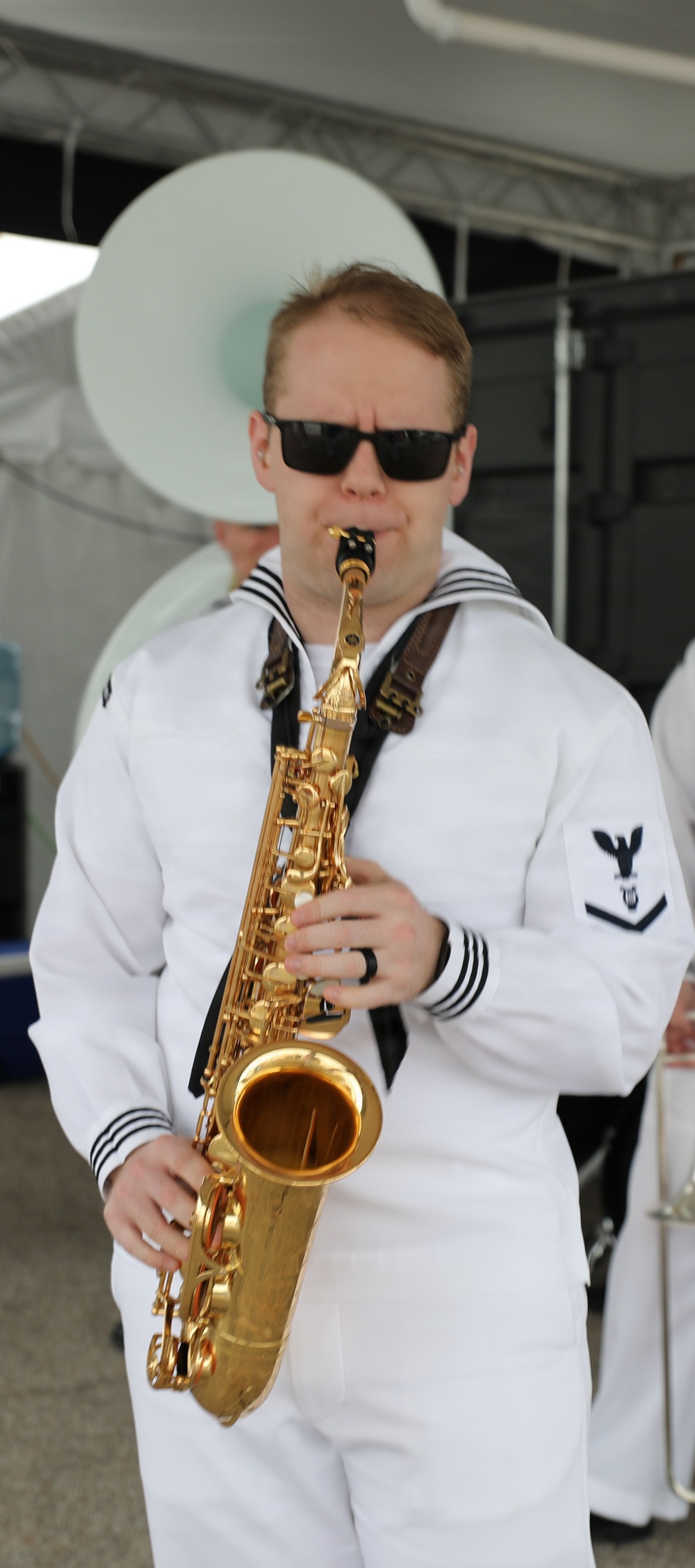 Navy Band  baseball Village performance