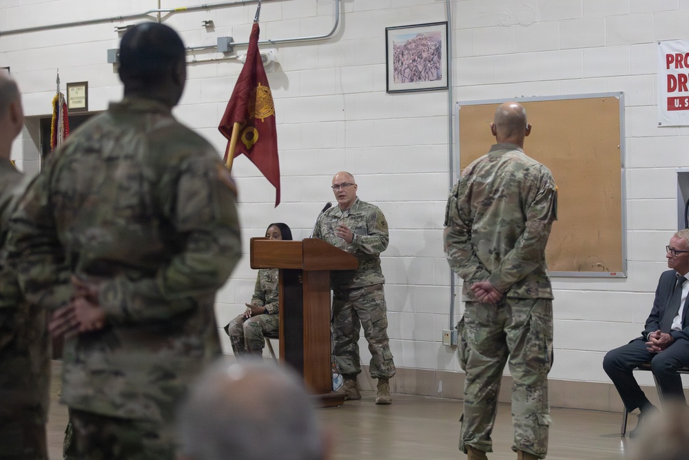 419th Movement Control Battalion conducts farewell ceremony
