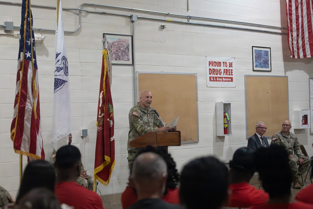419th Movement Control Battalion conducts farewell ceremony