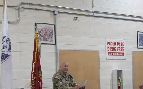 419th Movement Control Battalion conducts farewell ceremony