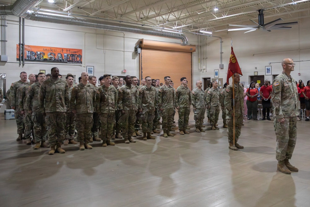 419th Movement Control Battalion conducts farewell ceremony