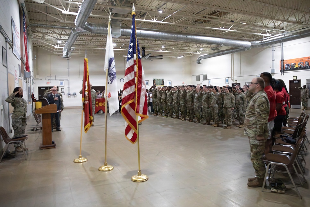419th Movement Control Battalion conducts farewell ceremony