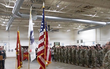 419th Movement Control Battalion conducts farewell ceremony