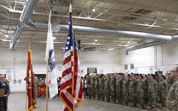 419th Movement Control Battalion conducts farewell ceremony