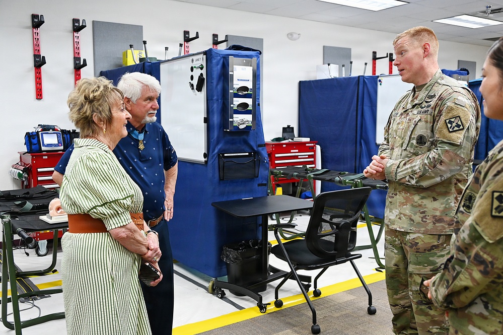 Army Medic Medal of Honor recipient visits MEDCOE