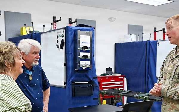 Army Medic Medal of Honor recipient visits MEDCOE