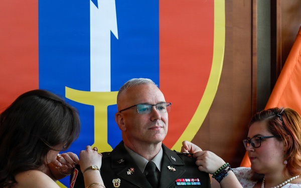U.S. Army Lt. Col. Sean C. McNichol promoted to colonel at Camp Humphreys