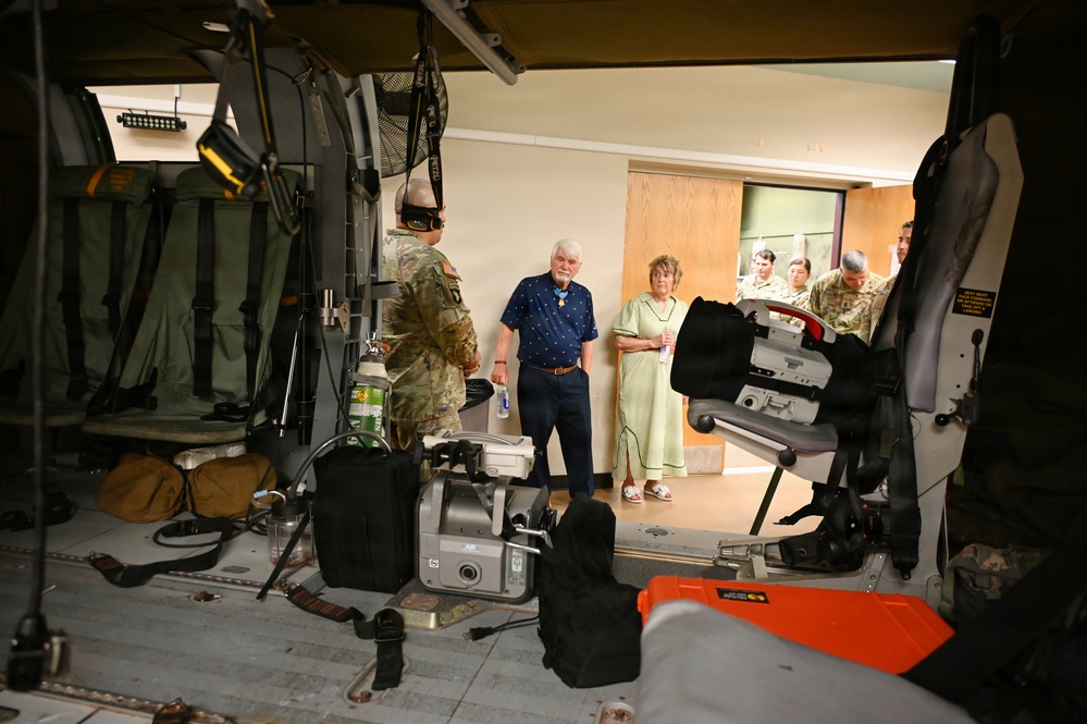 Army Medic Medal of Honor recipient visits MEDCOE