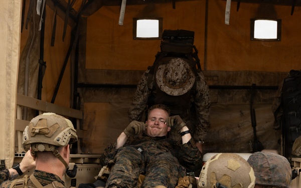 U.S. Marines with 4th Marine Regiment conduct Live Fire Range