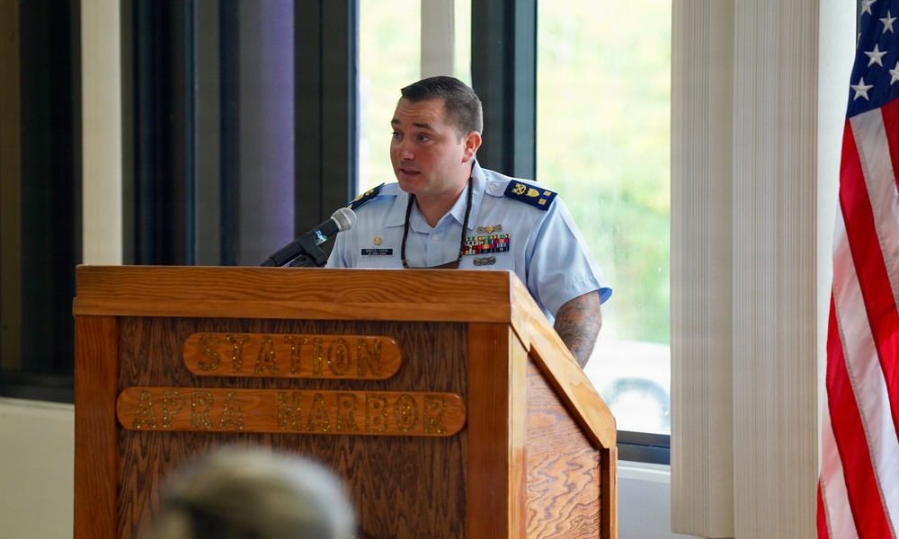 New officer-in-charge at helm of Station Apra Harbor