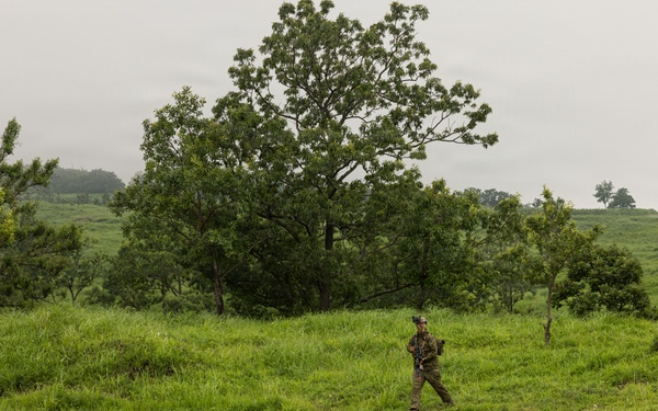 HIJUDAI MANEUVER AREA. OITA, JAPAN – U.S. Marines with 12th LCT execute a Force on Force during exercise Resolute Dragon 26