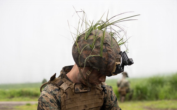 HIJUDAI MANEUVER AREA. OITA, JAPAN – U.S. Marines with 12th LCT execute a Force on Force during exercise Resolute Dragon 26