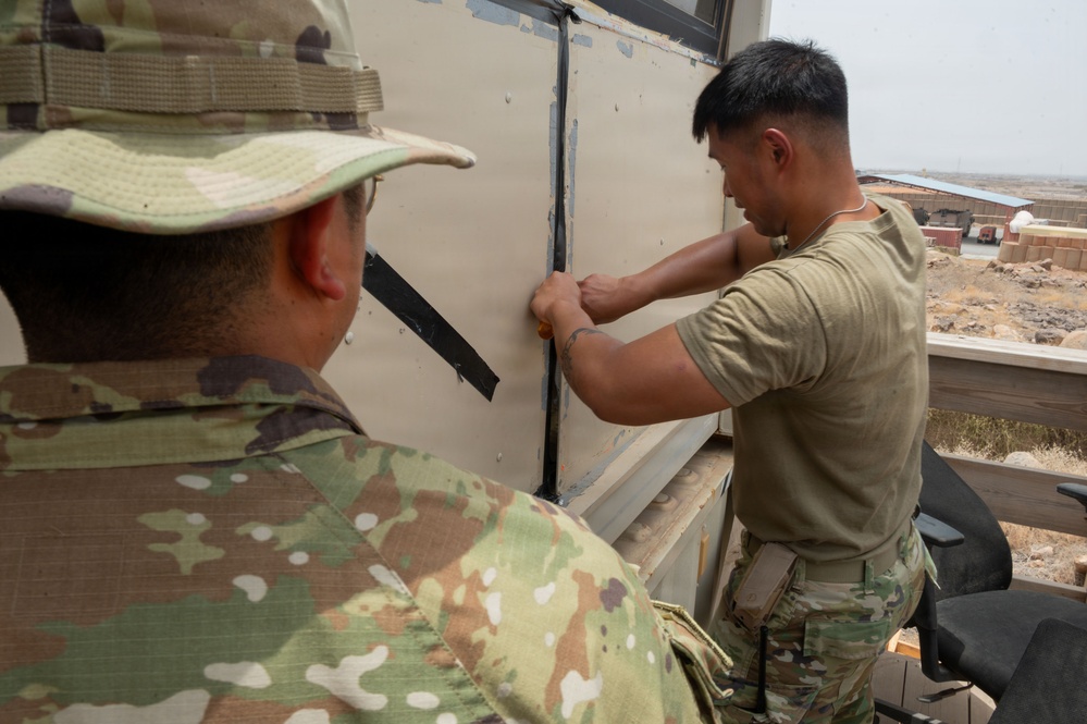 RAWS technicians maintain tactical weather and radio systems at CADJ: