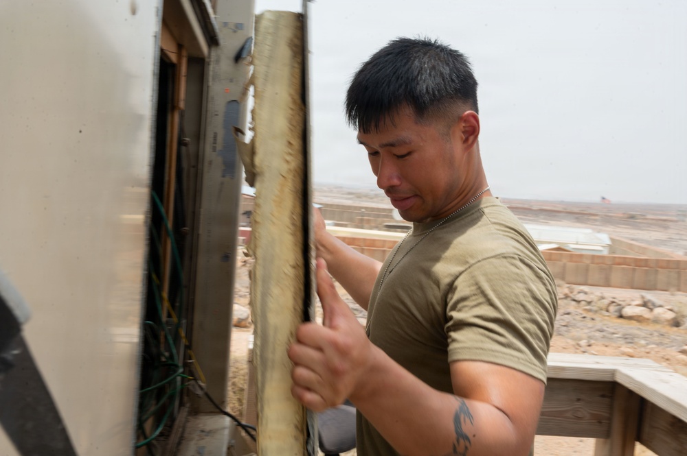 RAWS technicians maintain tactical weather and radio systems at CADJ: