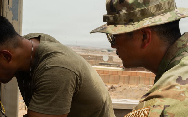 RAWS technicians maintain tactical weather and radio systems at CADJ: