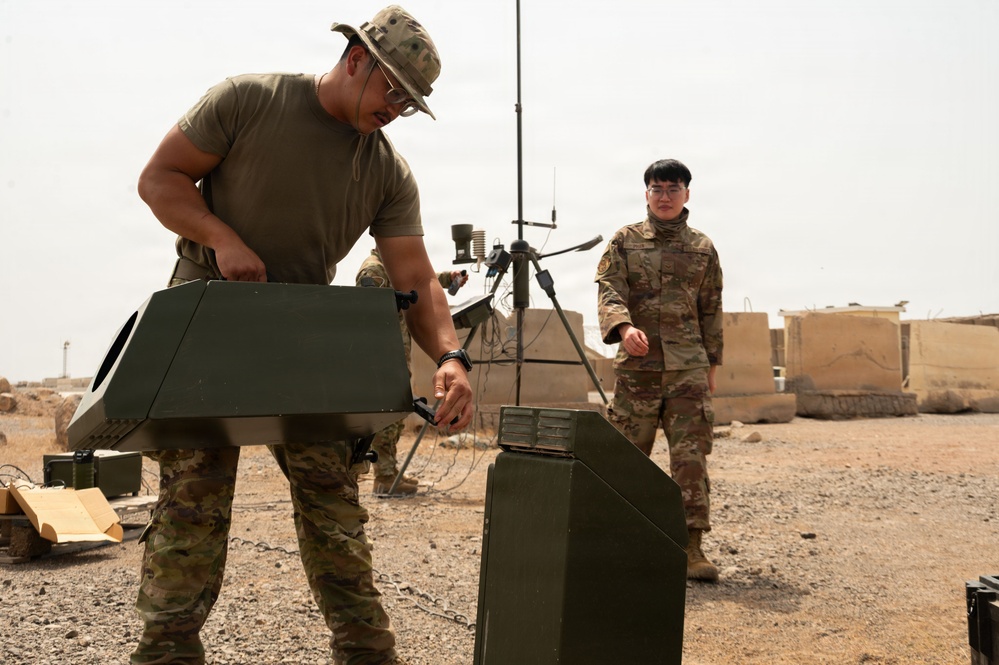 RAWS technicians maintain tactical weather and radio systems at CADJ: