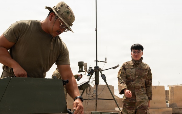 RAWS technicians maintain tactical weather and radio systems at CADJ: