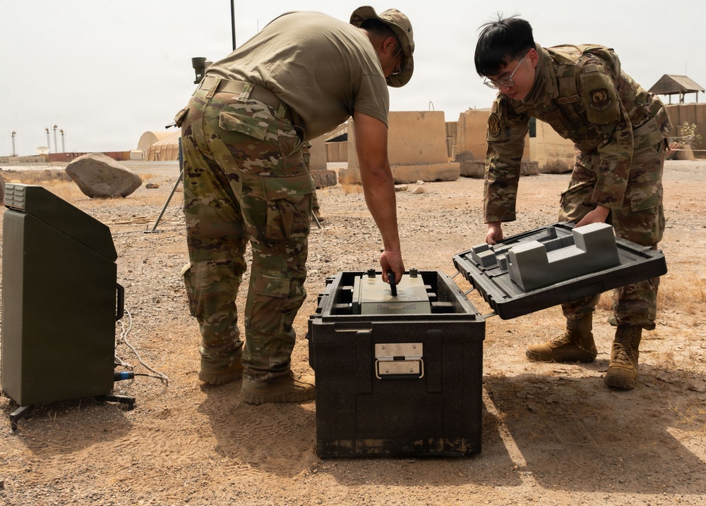 RAWS technicians maintain tactical weather and radio systems at CADJ: