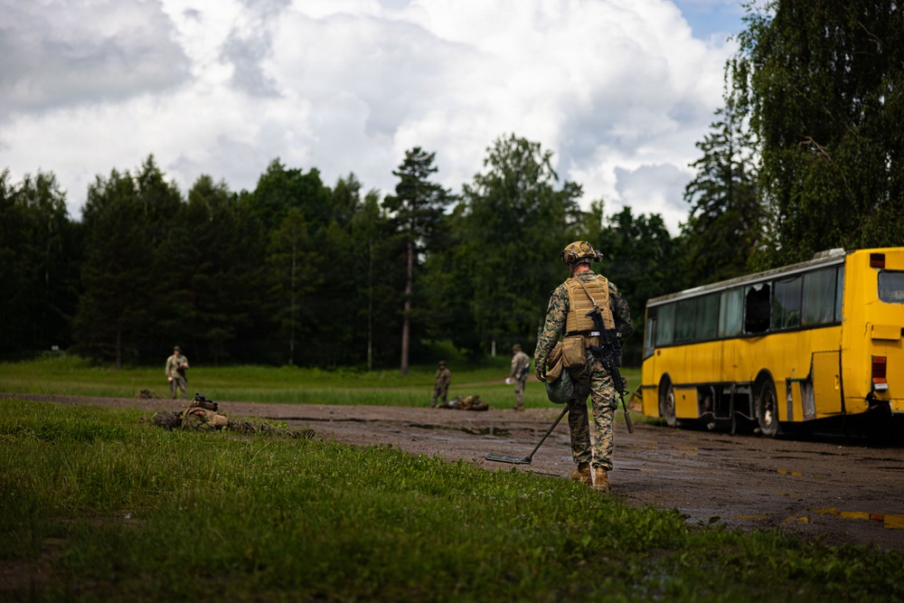 U.S. Marines, Sailors conduct bilateral mass casualty training in Latvia