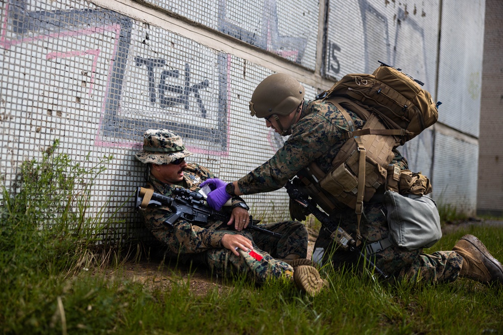 U.S. Marines, Sailors conduct bilateral mass casualty training in Latvia