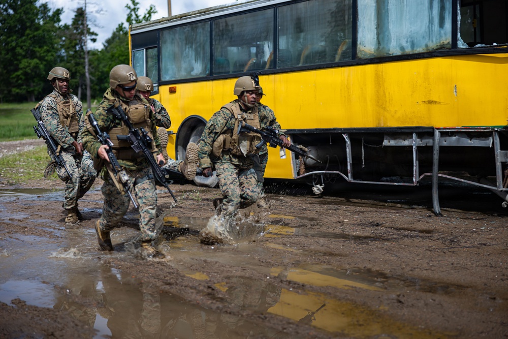U.S. Marines, Sailors conduct bilateral mass casualty training in Latvia
